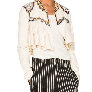 Isabel Marant cotton twill embroidered jacket